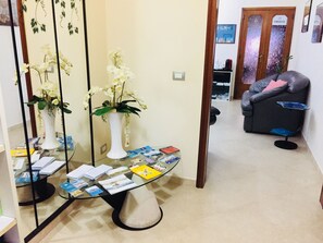 Interior entrance