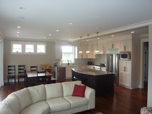 TV, fireplace, video games, DVD player