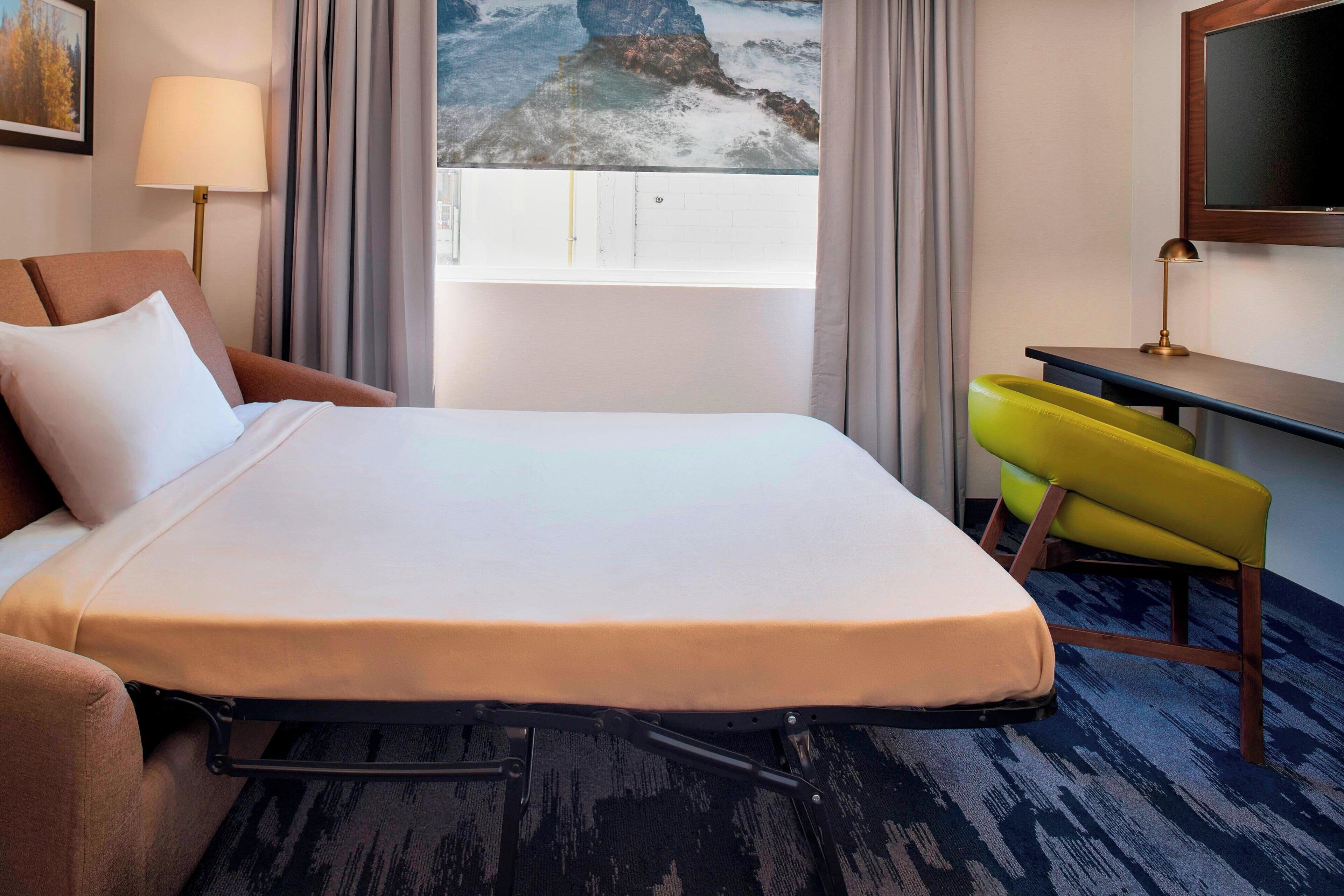 premium bedding, desk, iron/ironing board, free wifi