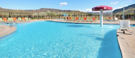Seasonal outdoor pool