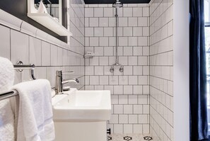 Habitación, 1 cama Queen size, baño en la habitación, vista al parque | Baño | Amenidades de baño gratuitas, secadora de cabello, toallas 