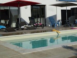 Udendørs pool, opvarmet pool
