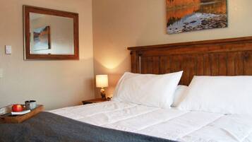 2 bedrooms, iron/ironing board, travel crib, free WiFi