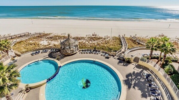 Indoor pool, a heated pool - Summer House 606A | Gorgeous Beach front condo! Experience the newly transformed Summer House! (Orange Beach)