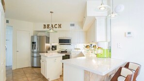 Fridge, microwave, oven, stovetop - Summer House 606A | Gorgeous Beach front condo! Experience the newly transformed Summer House! (Orange Beach)