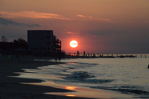 Gorgeous sunset view from the unit