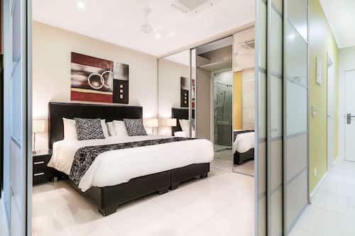 Blackout curtains, soundproofing, iron/ironing board