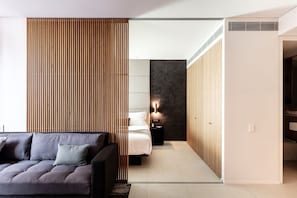 Premier 1 Bedroom Suite | Living area | 55-inch Smart TV with digital channels, TV, Netflix