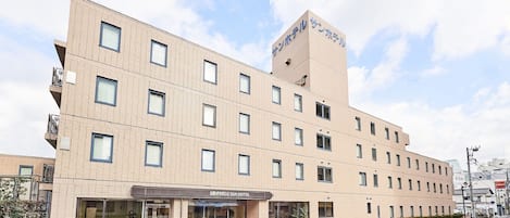 Overnatningsstedets facade