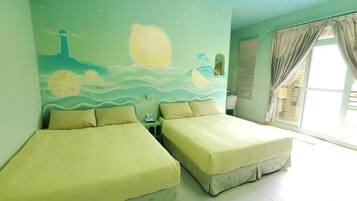 Desk, blackout drapes, free WiFi, bed sheets