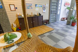 Entrada al alojamiento