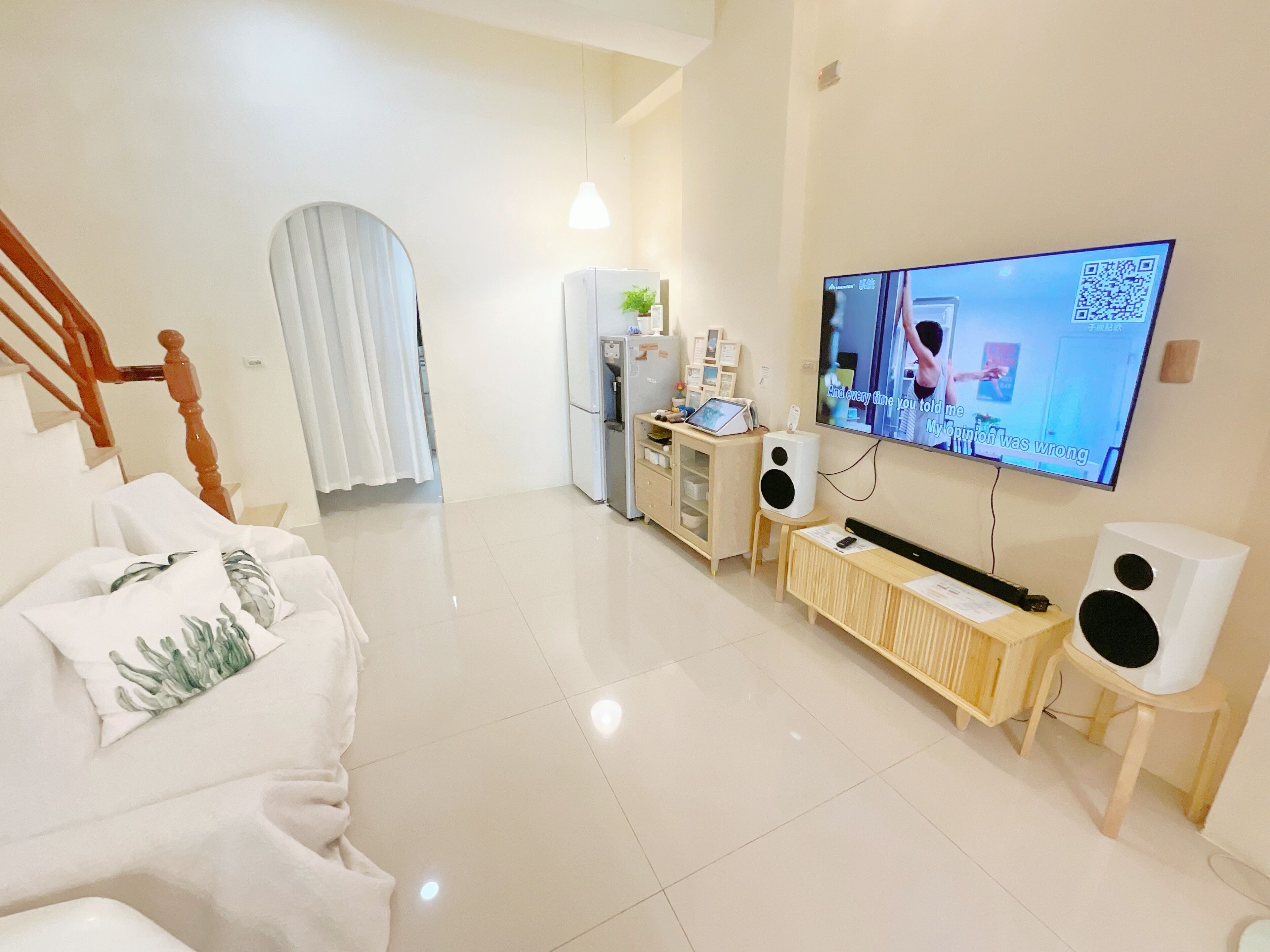 Coin salon dans le hall