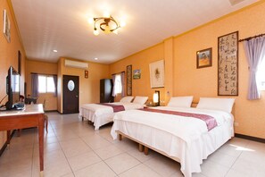 Family Suite | Soundproofing, free WiFi, bed sheets - 512 Huts Homestay (Dongshan)