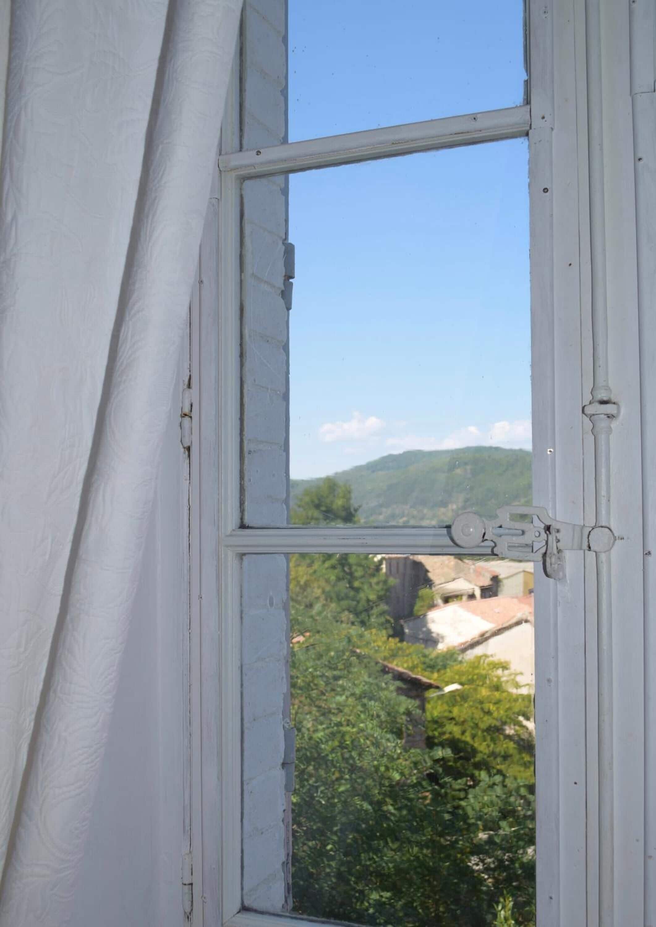 Uitzicht vanuit accommodatie