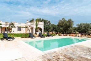 Seasonal outdoor pool - Villa Teresa - Apartment 1 (Ostuni)