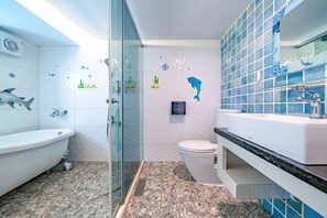 Ducha, cabezal de ducha tipo lluvia, artículos de tocador gratuitos