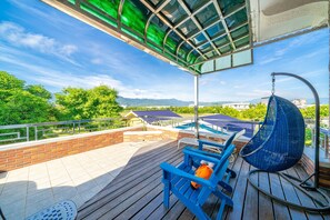 Superior vierpersoonskamer | Terras