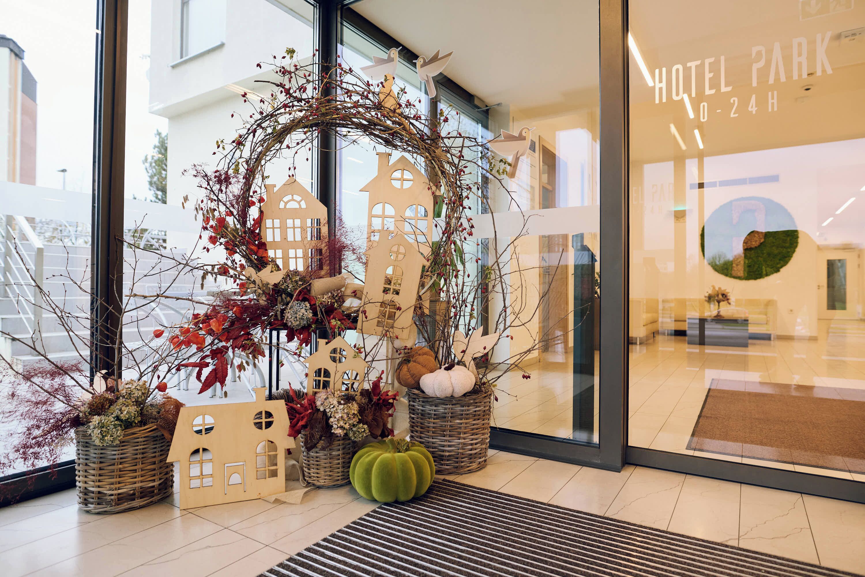 숙박 시설 입구