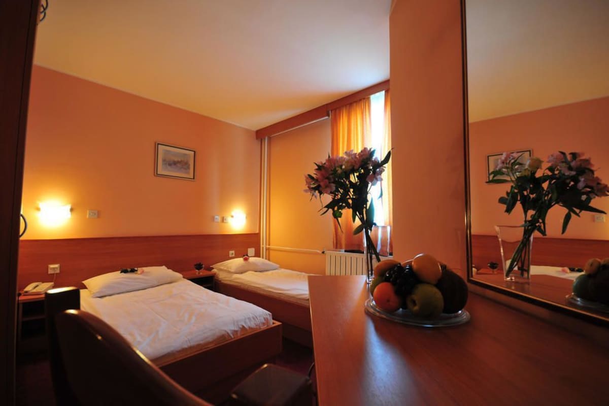 Desk, blackout drapes, WiFi (free), bed sheets