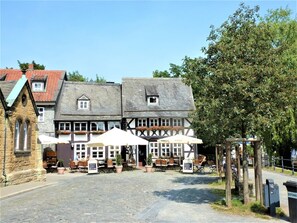 Blick von der Unterkunft