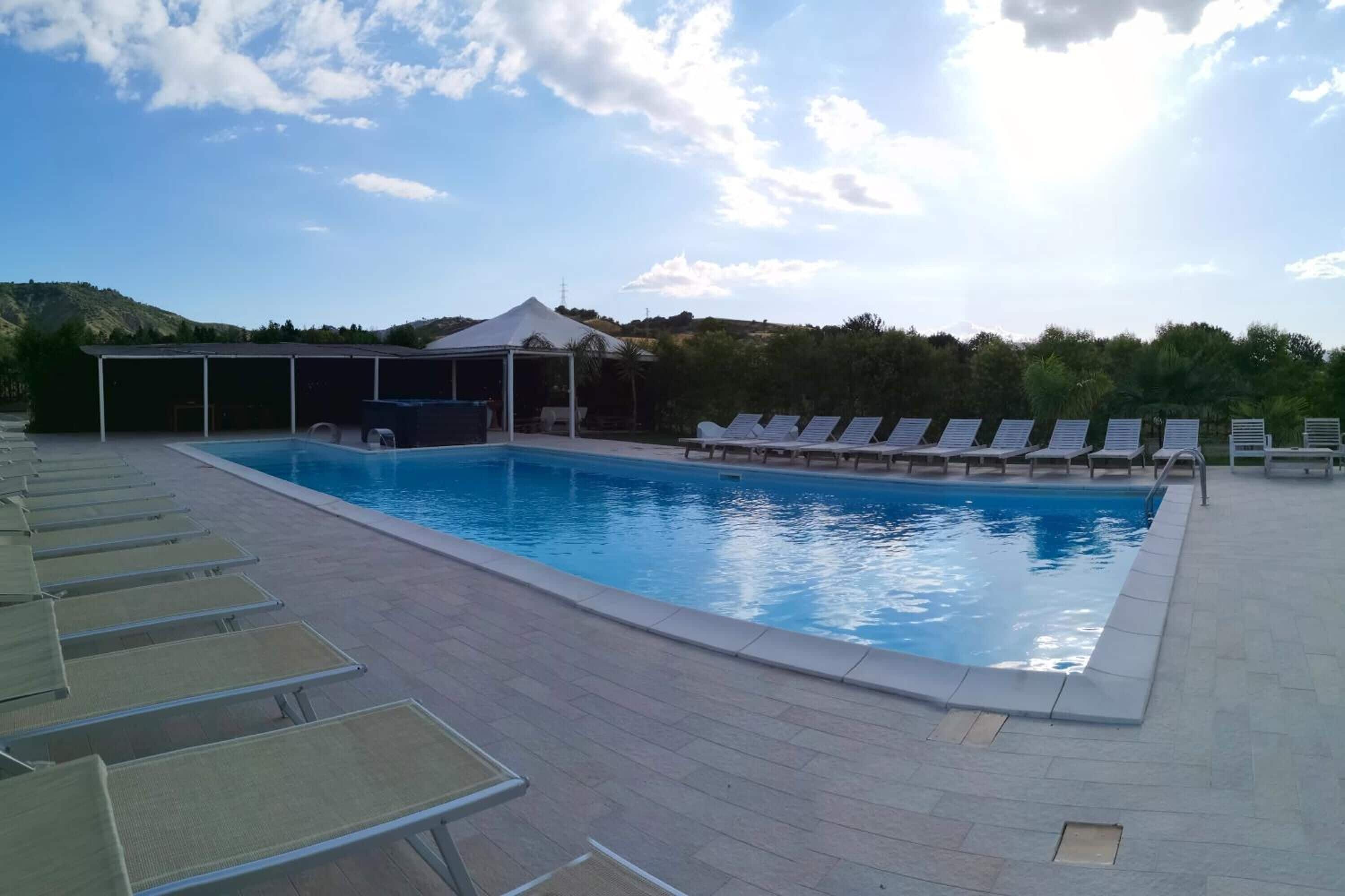 Seasonal outdoor pool