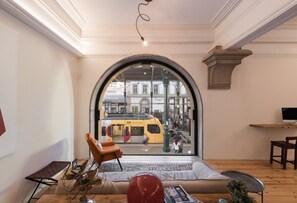 Sala de estar en el lobby