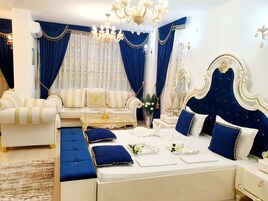 1 bedroom, in-room safe, iron/ironing board, free cots/infant beds