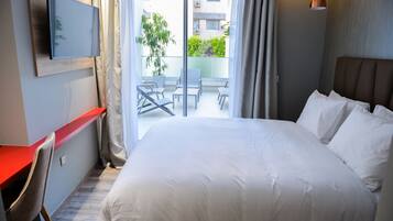 1 Schlafzimmer, hochwertige Bettwaren, Pillowtop-Betten, Zimmersafe