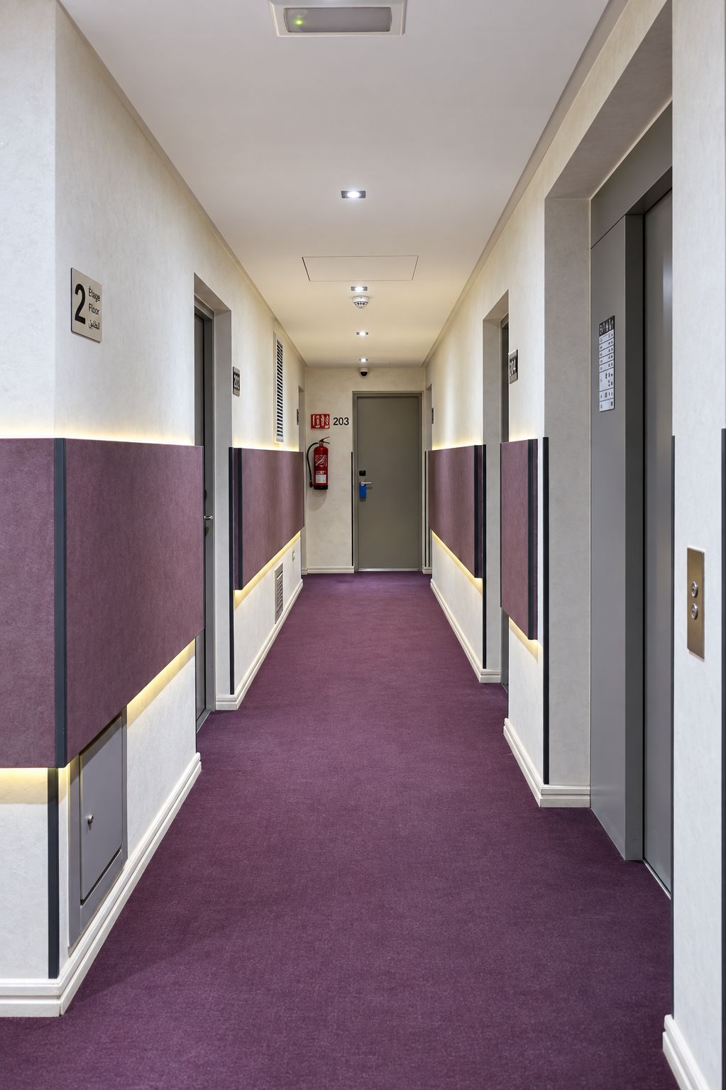 Interior entrance
