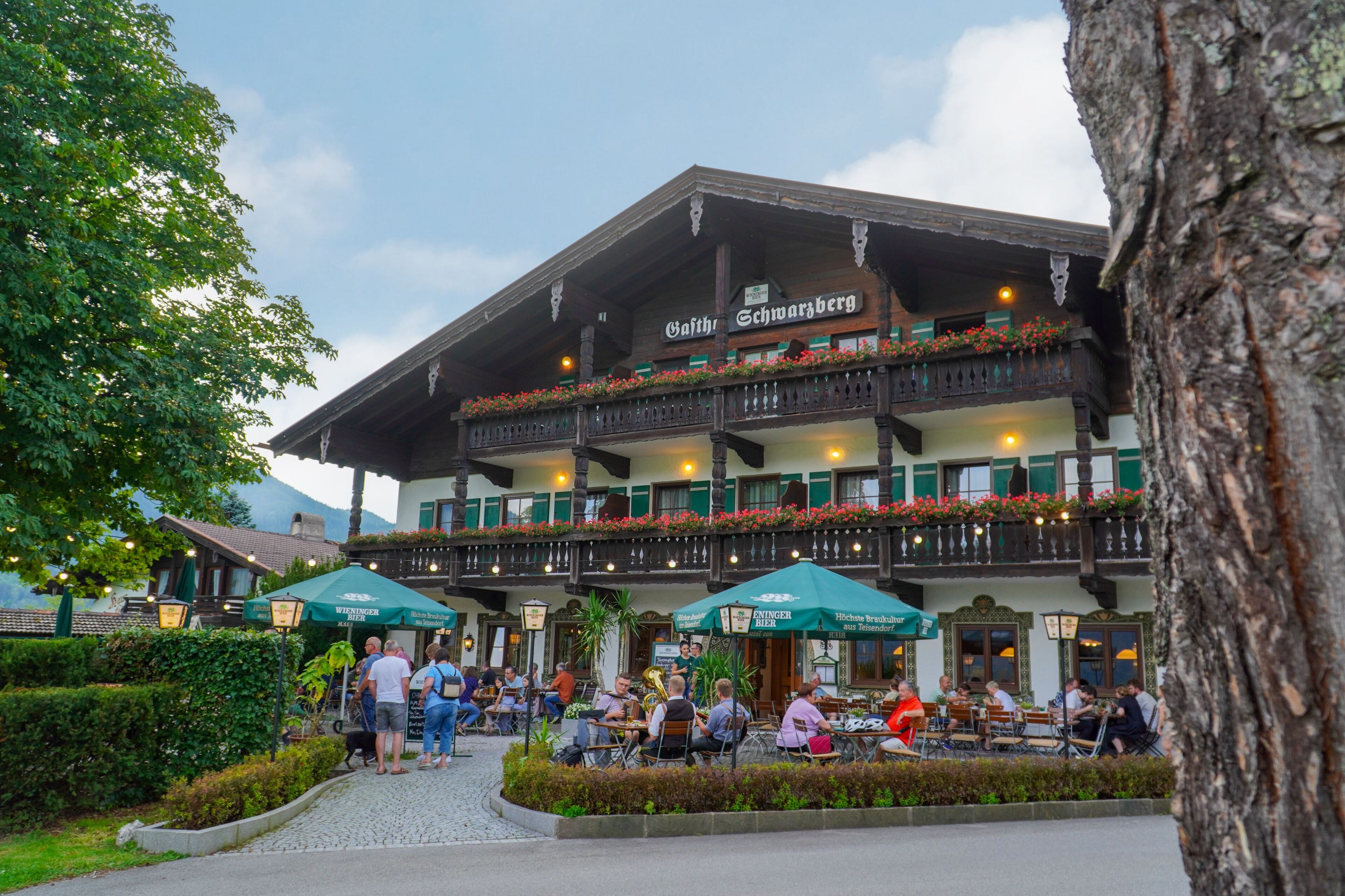 Majoituspaikan julkisivu