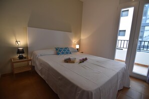 2 slaapkamers, een strijkplank/strijkijzer