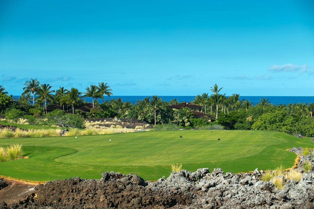 Special Offer ** Book 6 nights/ Stay 7th night FREE ** (travel by 9/30/2024)  Panoramic Ocean and Golf Course Views ! Hualalai Resort-Split Level Townhouse - 2 Golf Carts