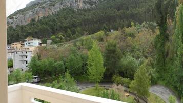 Blick von der Unterkunft