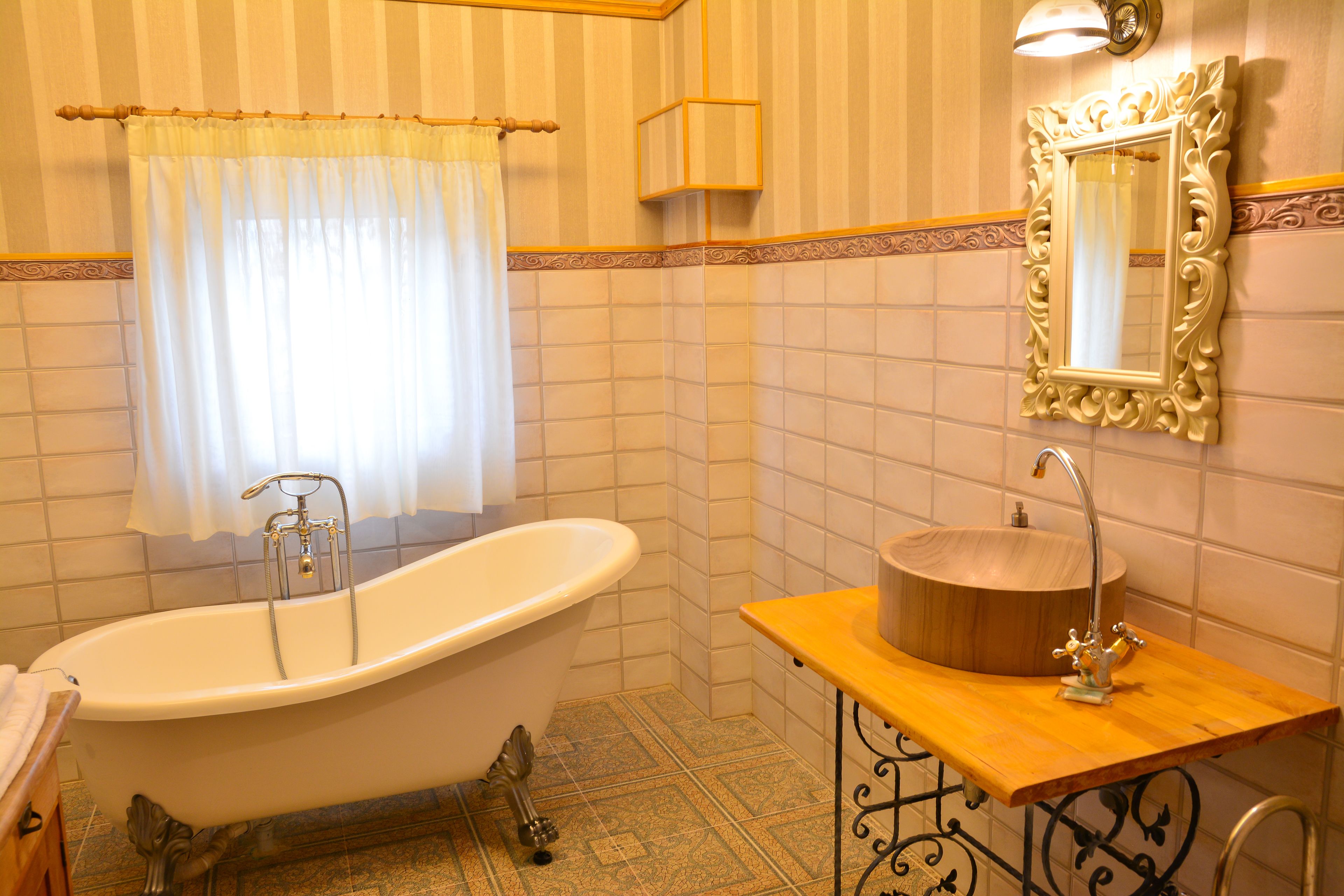 free toiletries, hair dryer, towels