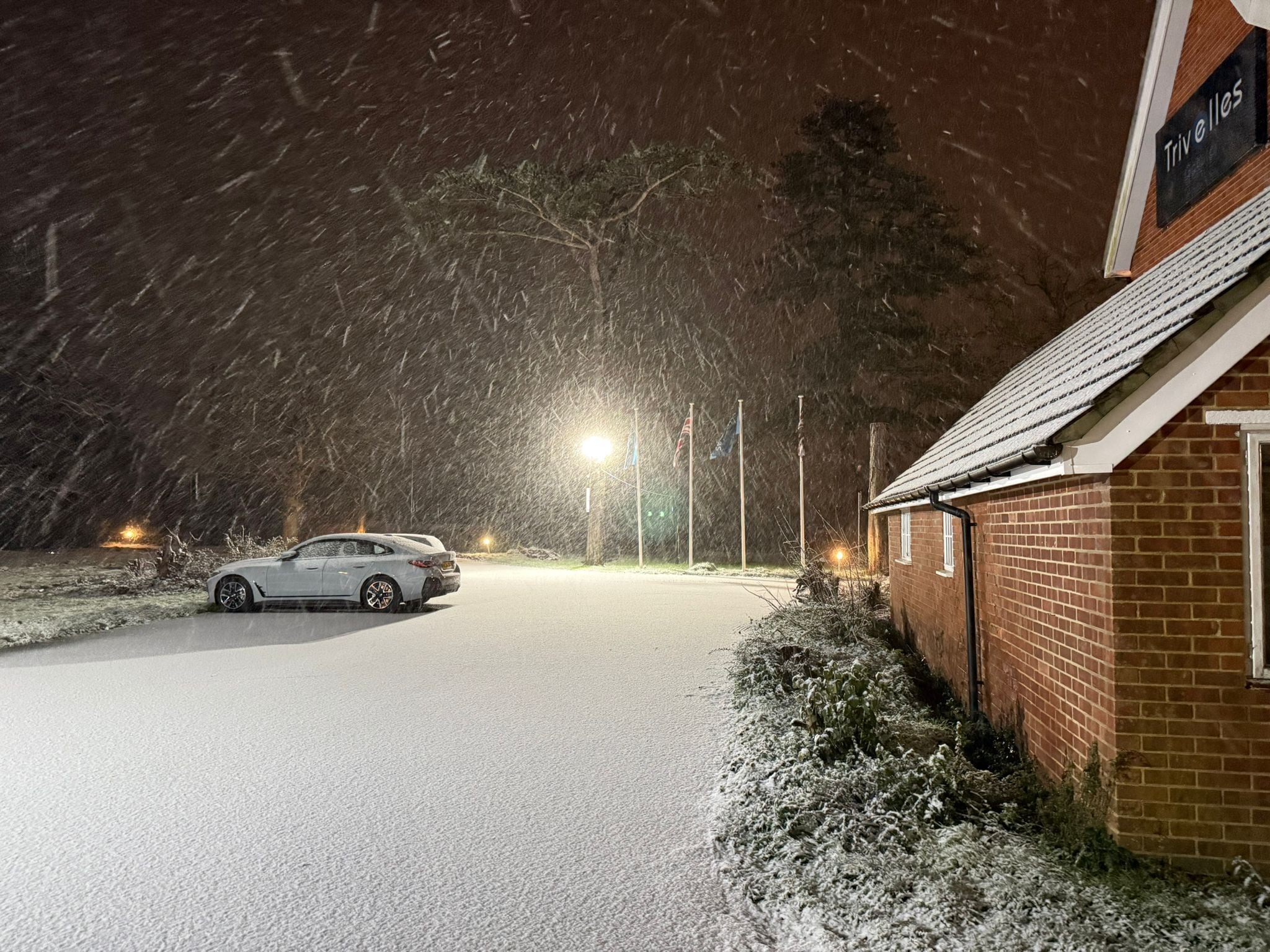 front of property – evening/night