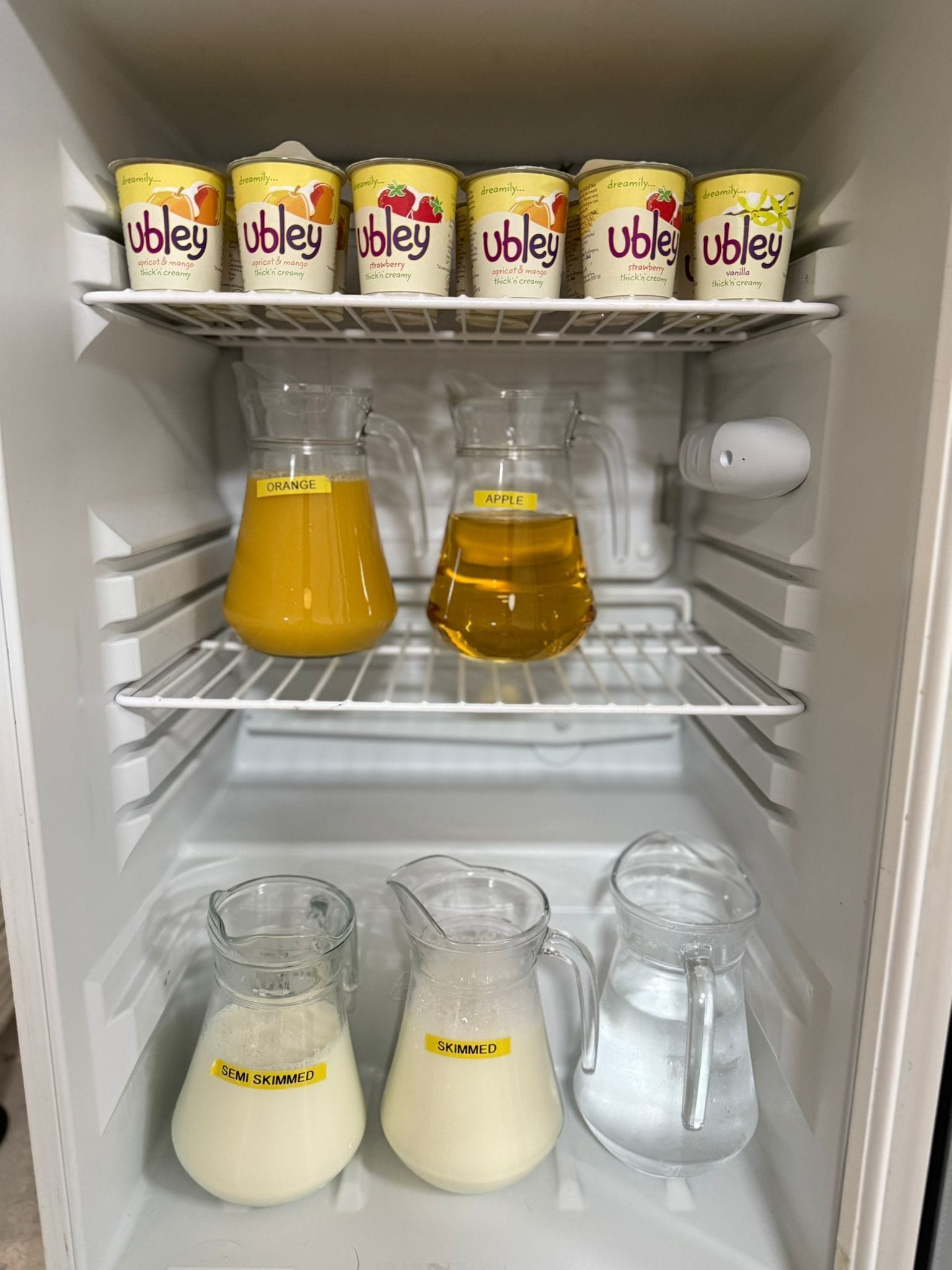 daily self-service breakfast (gbp 10.99 per person)