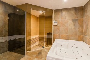 Un sauna, baño turco/hammam