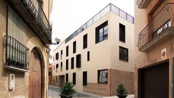 Façana frontal de l'allotjament