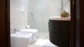 Doppia Standard | Bagno | Doccia, set di cortesia gratuito, bidet, asciugamani