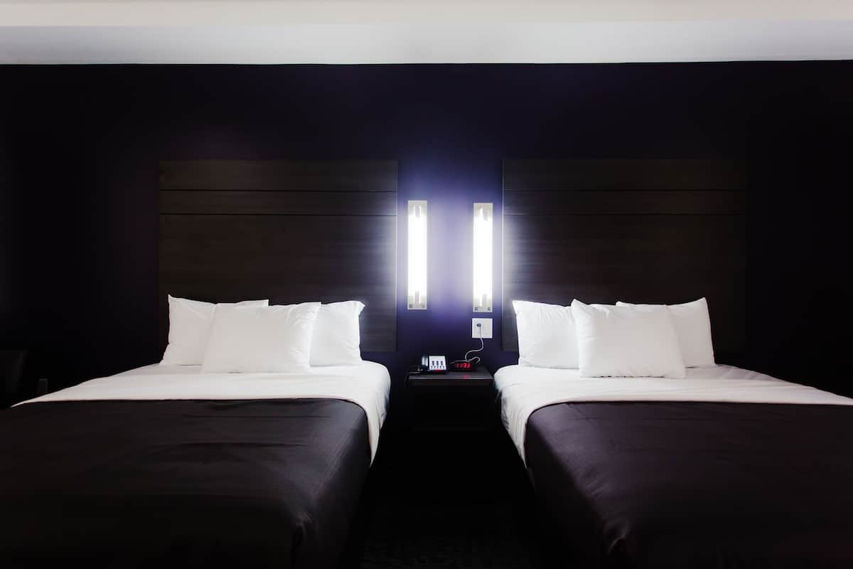 Basic Double Room, 2 Queen Beds | Desk, laptop workspace, blackout drapes, free cribs/infant beds