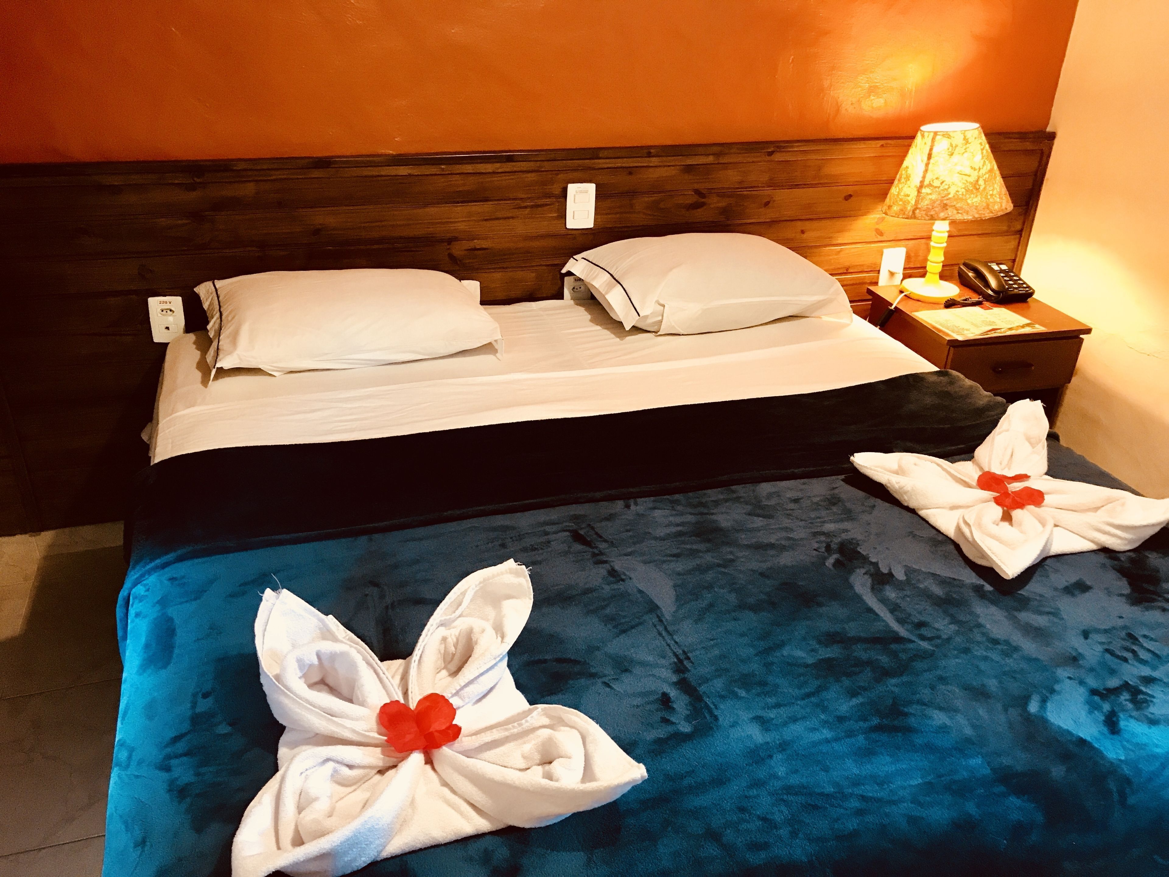 Pillow-top beds, minibar, blackout curtains, iron/ironing board