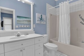 Shower, hair dryer
