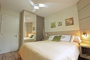 Apartamento | 3 quartos, Wi-Fi de cortesia, roupa de cama