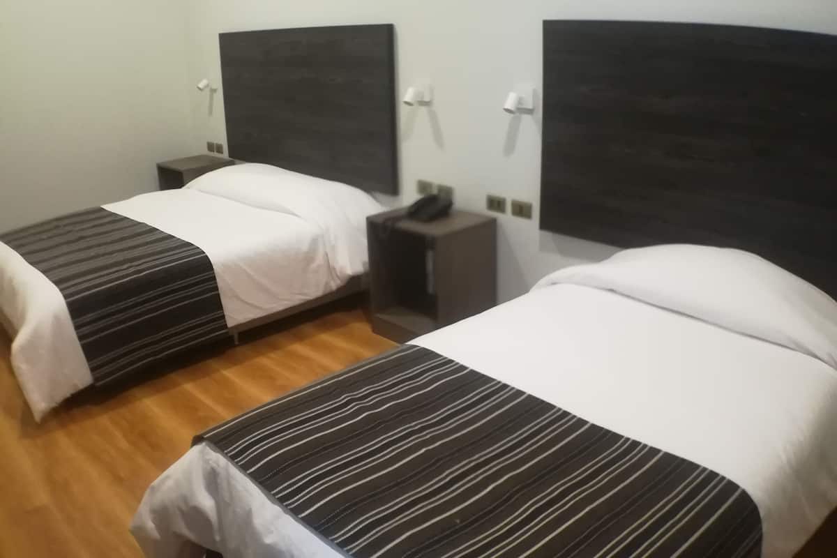 Habitación con 2 camas individuales, 2 camas individuales, baño privado | Escritorio y wifi gratis 