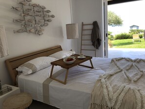 1 slaapkamer, een strijkplank/strijkijzer, gratis wifi, beddengoed