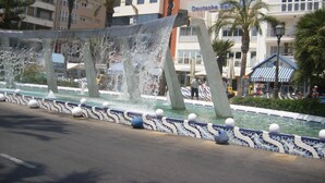 Pool - Luxurious apartment with direct sea view (free WIFI, 5 minutes to the beach) (Gardamar des Segura)