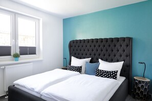 2 chambres, bureau, lit parapluie, Wi-Fi gratuit