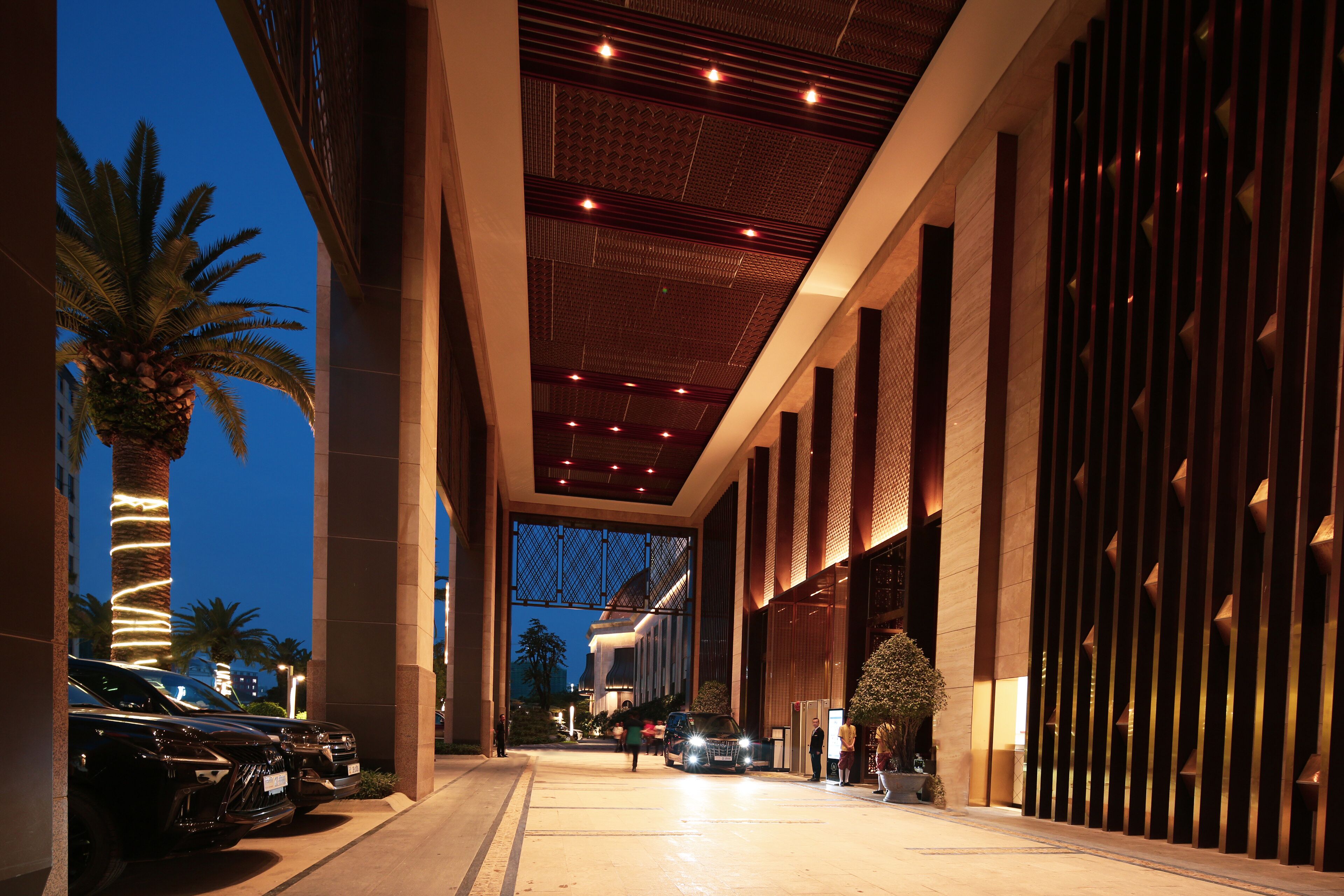 Front of property - evening/night