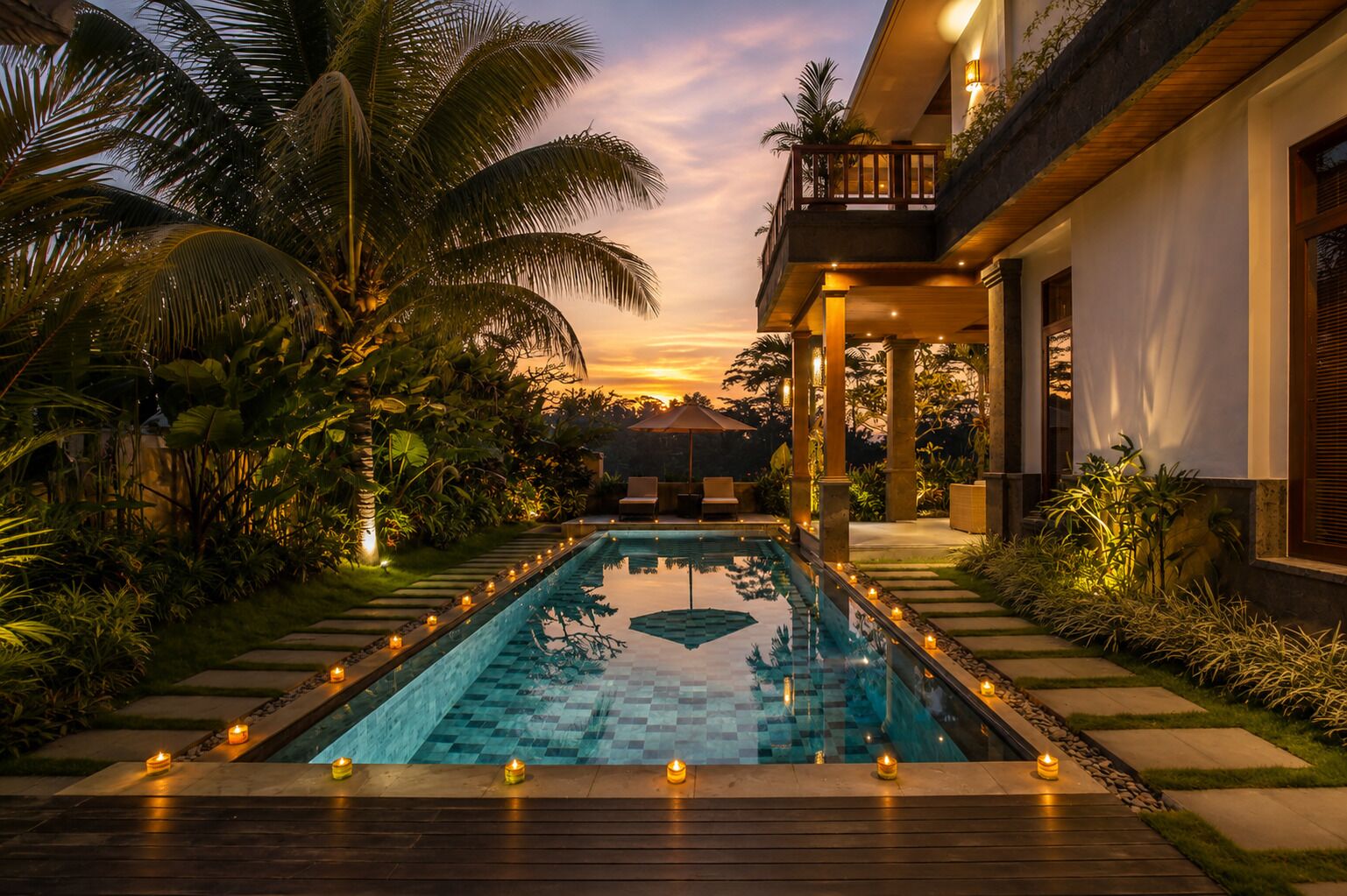 Villa, 2 slaapkamers, privézwembad | Privézwembad