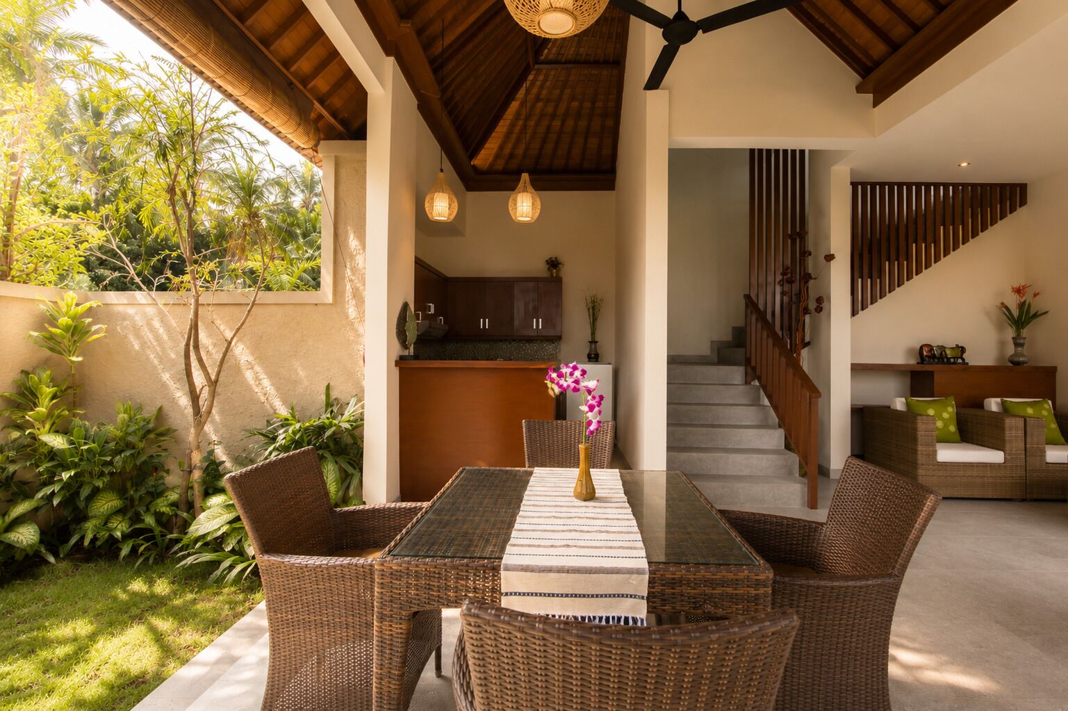 Villa de luna de miel, 1 habitación, piscina privada | Comedor